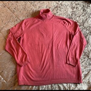 GRACE pink women long sleeve sweater / size S